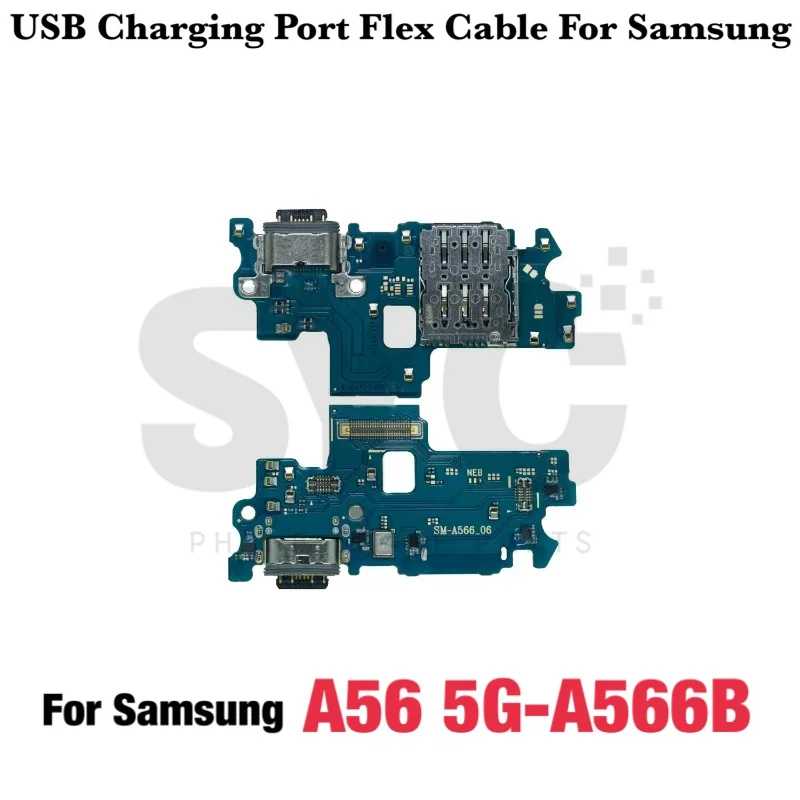 

Good quality Fast Charging Port Connector Board Dock Charger Flex Cable For Samsung A56 5G A566B Parts