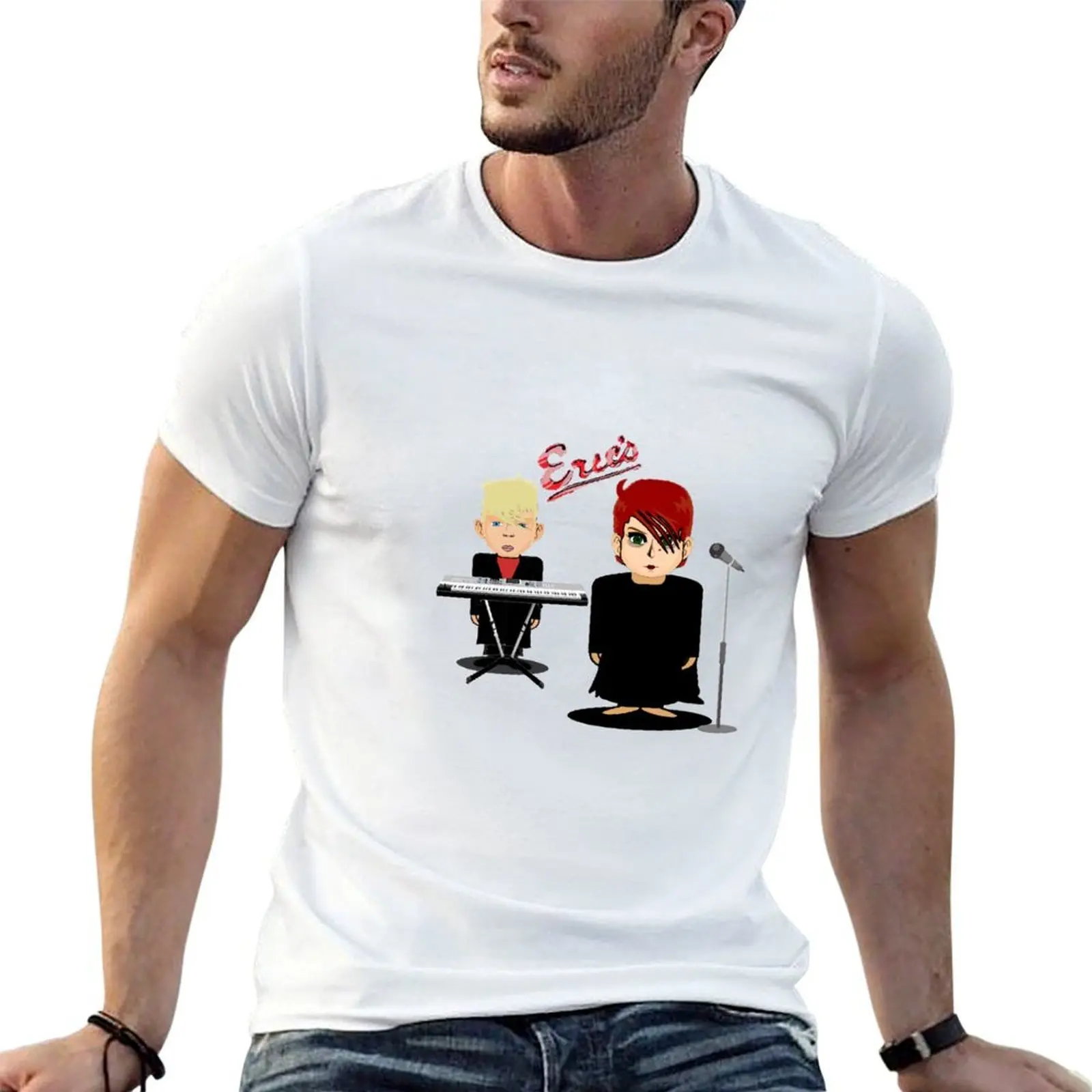 

Upstairs at Erics T-Shirt t shirts for man cotton funny t shirt for man anime tshirt T-shirt