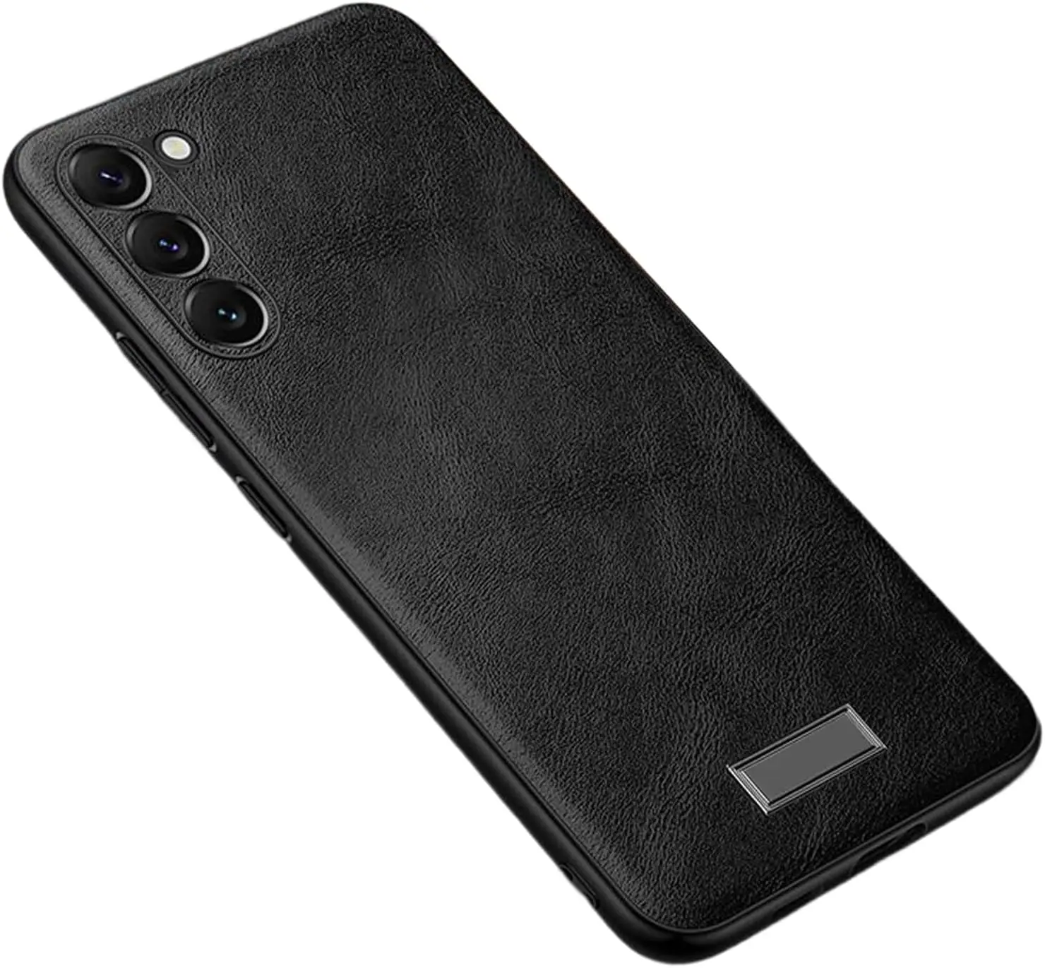 

Case for Samsung Galaxy S23 Full Camera Protection Phone Cover, Premium PU Leather Soft TPU Bumper Slim Shockproof Protective