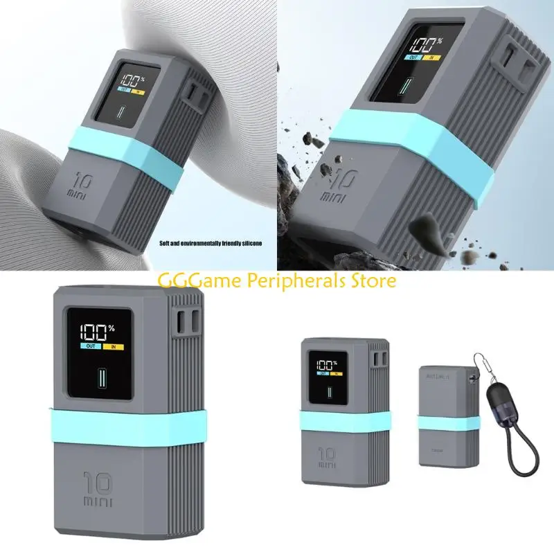 U55B Soft Silicone Case For 10 Mini 10000mAh PB1055 55W Shock Resistant Silicone Case Protector Shock Resistant Cover
