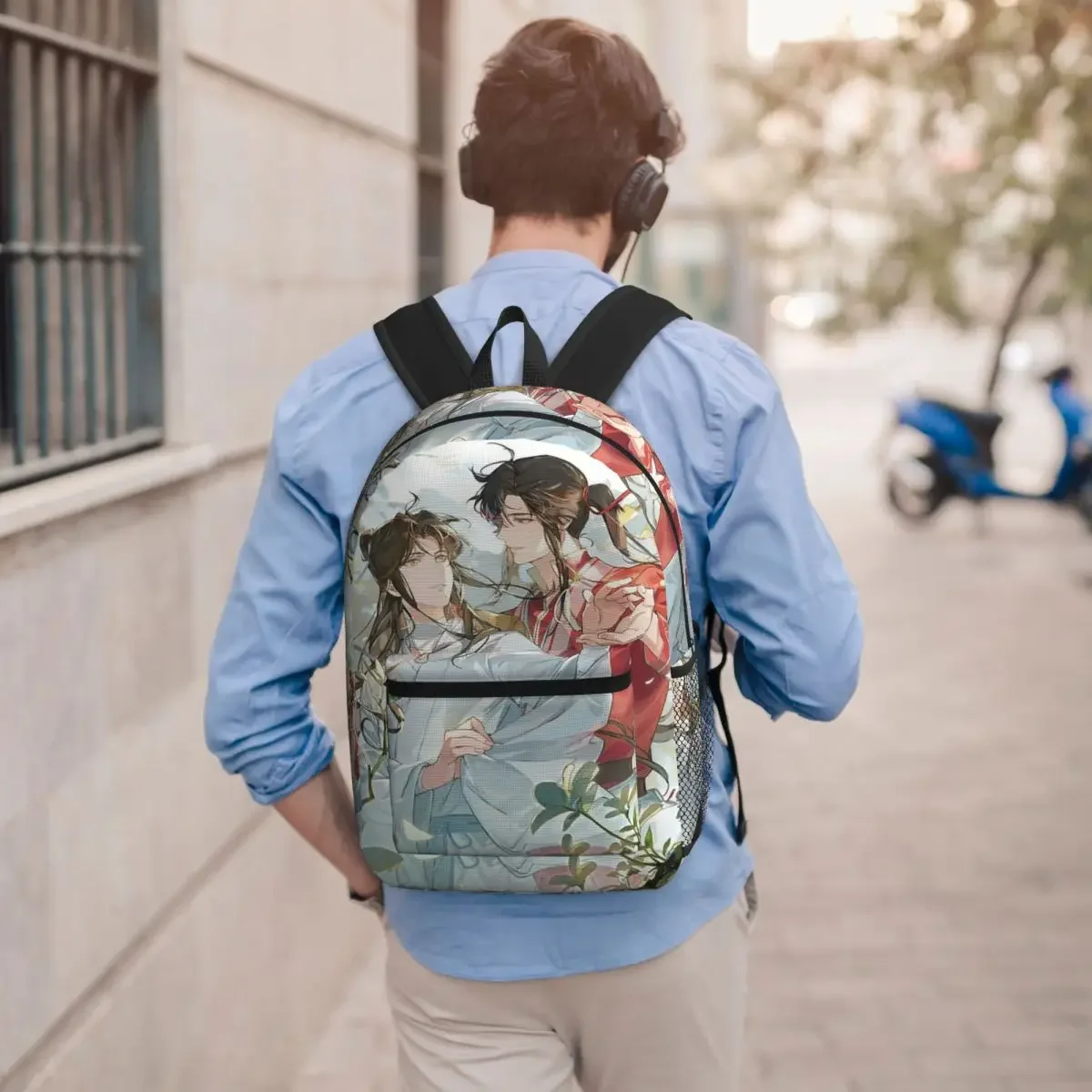 Heaven Official's Blessing Anime Backpack Student BookBag Kids School Bag Computer Shoulder Bags for Men Women