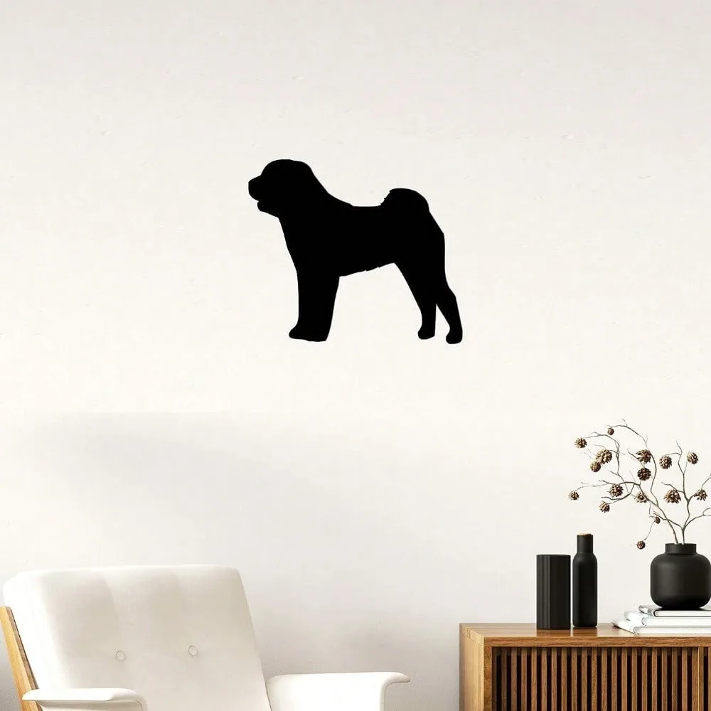 

Metal Dog Breed Silhouette Wall Art, Personalized Pet Memorial Home Decor Sign