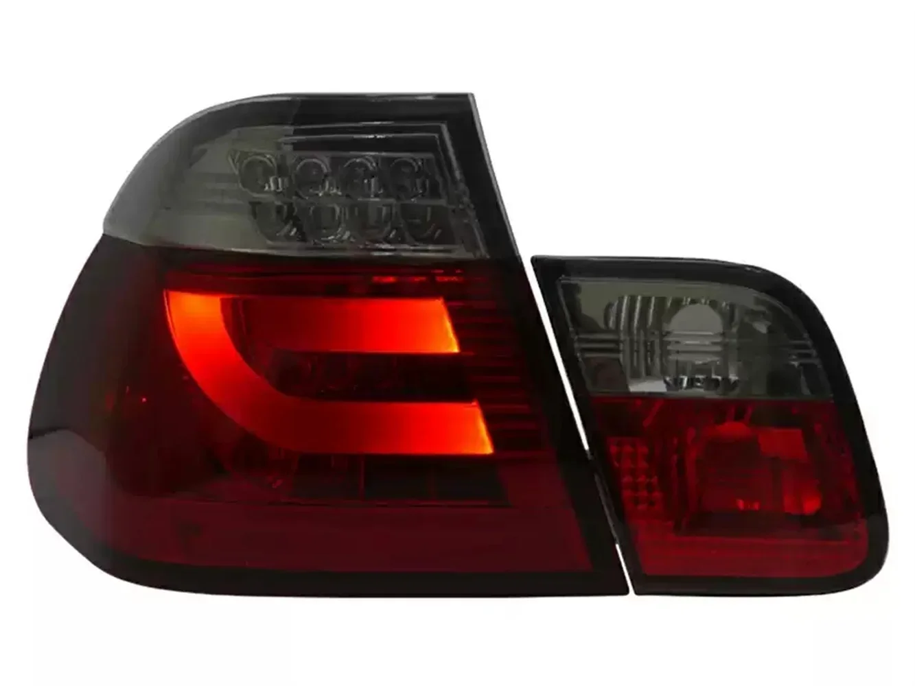 LED Rear Bumper Light Retrofit Taillight Assembly for Bmw 3 Series E46 Sedan 318 325 2001-2004