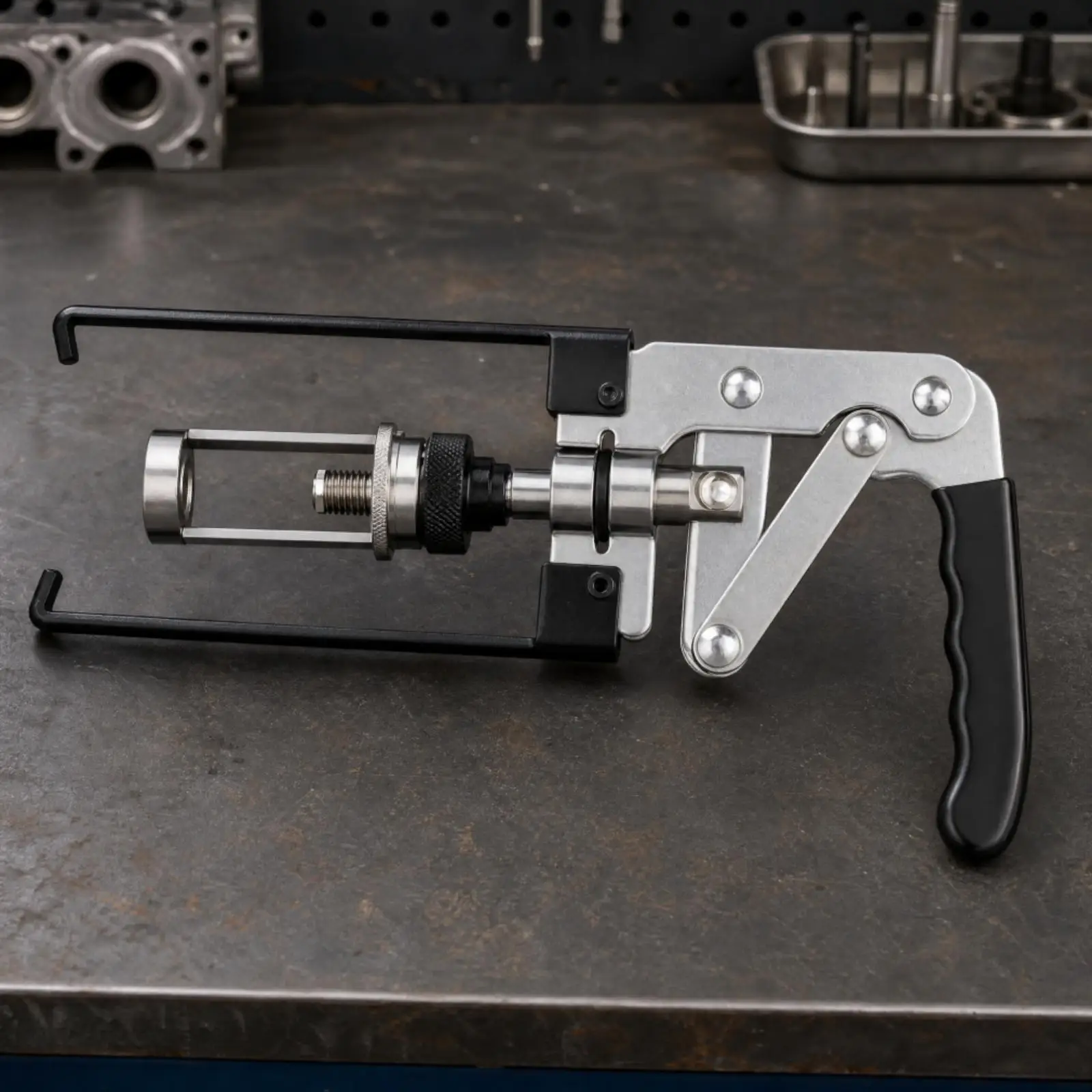 Valve Stem Seal Replacement Tool User-Friendly Downward-Pressing Valve Spring Compressor Ergonomic Handle Non-Slip Grip