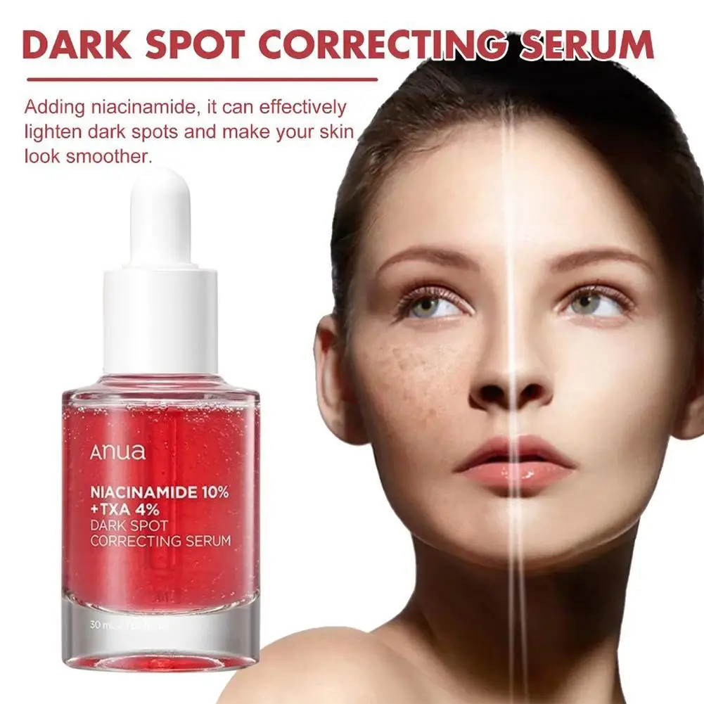 Anua Korean Peach Facial Serum Whitening Fade Dark Stain Essence Liquid Reduces Fine Line Improves Dull Skin Face Care Serum