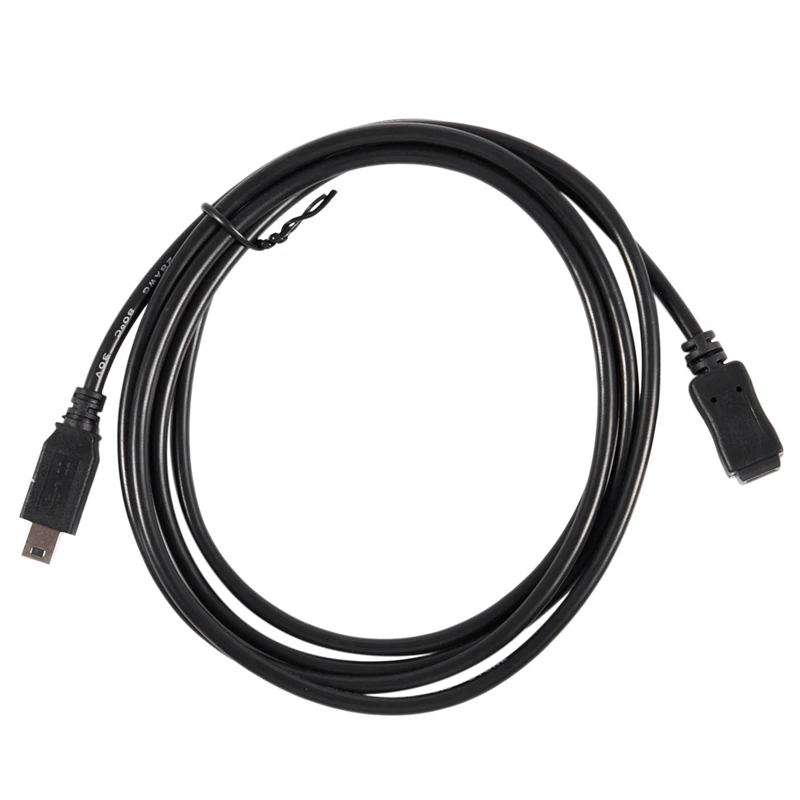 ذكر إلى أنثى تمديد كابل الحبل ، USB صغير B ، 5Pin ، أسود ، 3X ، 1.5m