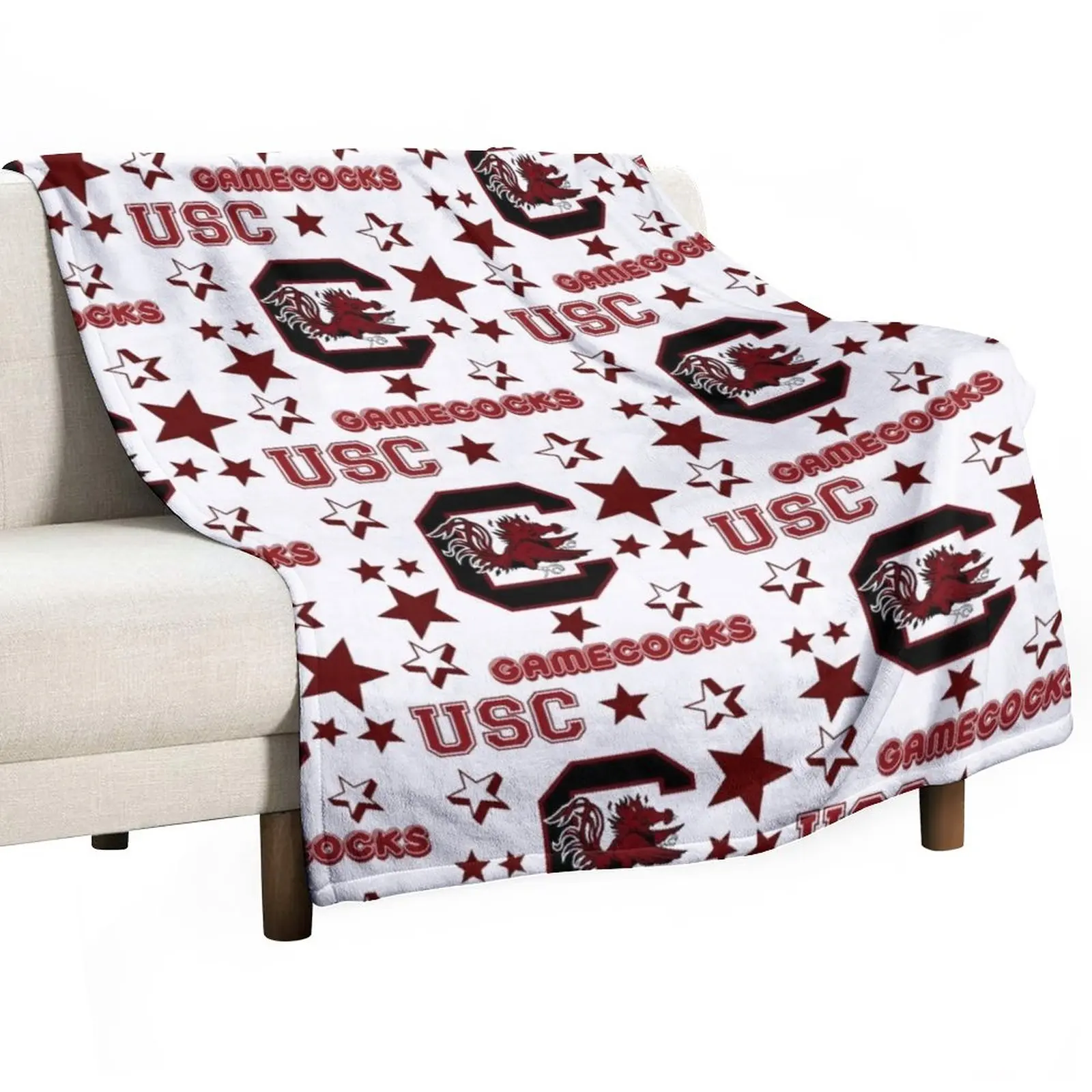 

South Carolina College Throw Blanket Sofas Bed linens blankets and blankets fluffy blanket