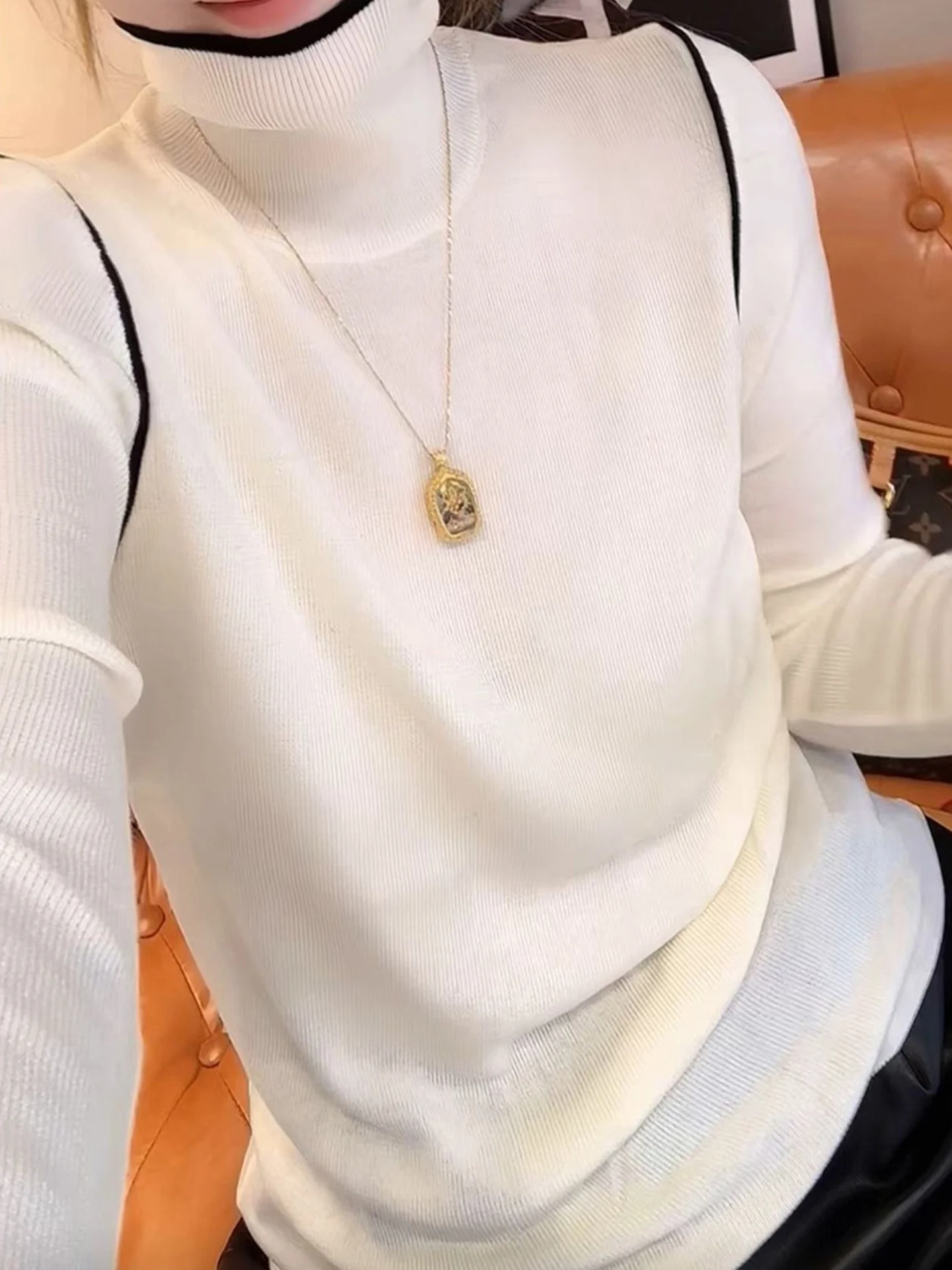 

Приятный для кожи цветной трикотаж Blo Long Sve Crew Ne, повседневный базовый слой, модная зимняя женская одежда для поездок на работу