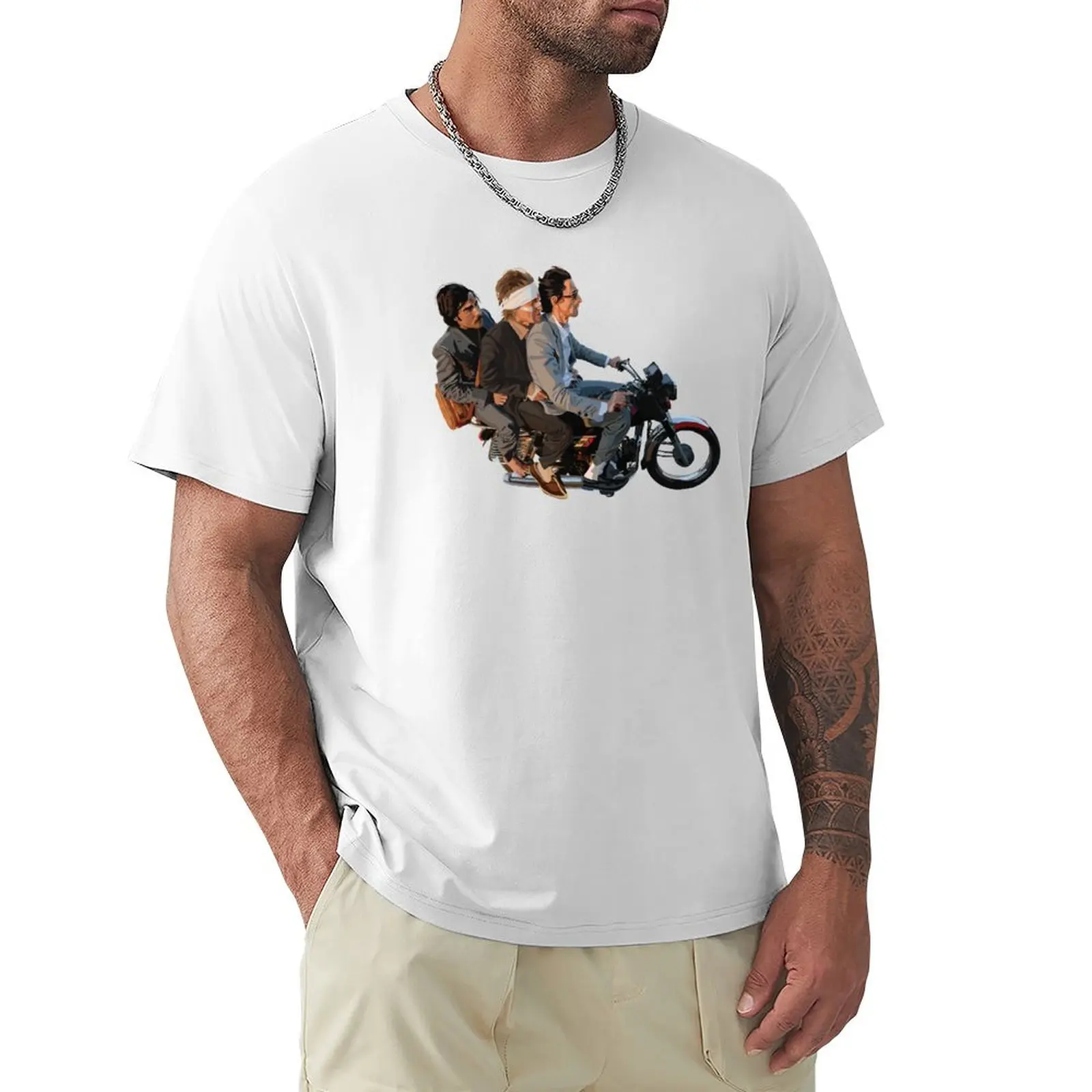 

darjeeling limited T-shirt plain funnys T-shirt men