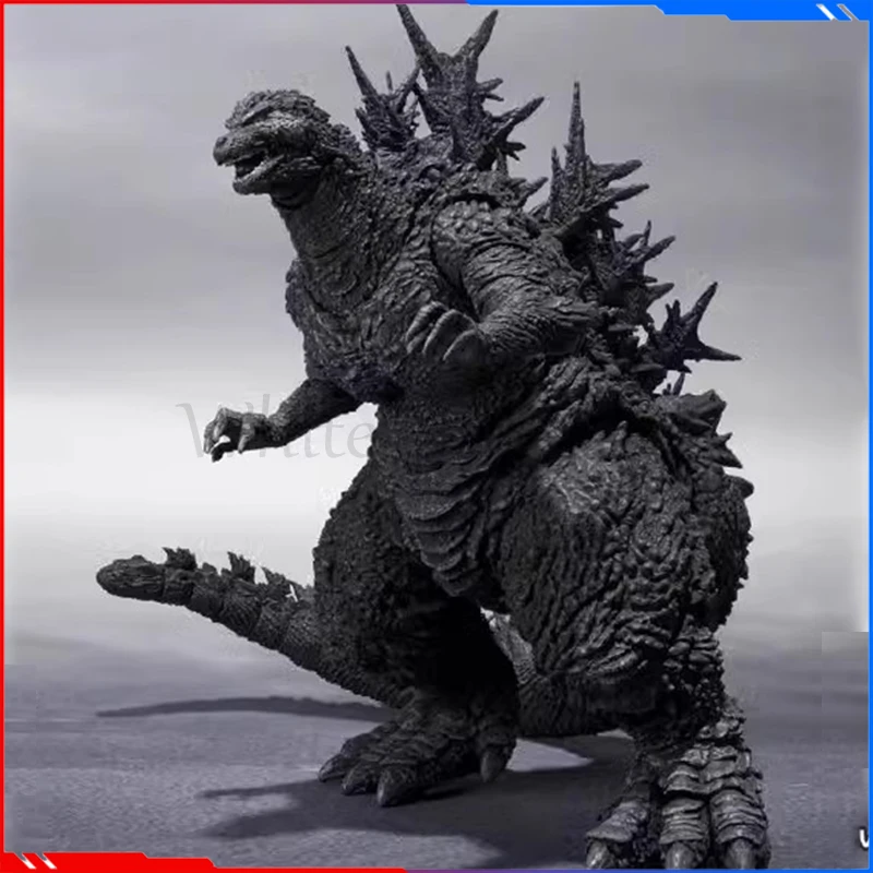 Bandai-figura de acción de S.H.Monsterarts Godzilla-1,0, película negra y blanca, 2023 Godzilla Minus One juguetes para niños, regalo gratis