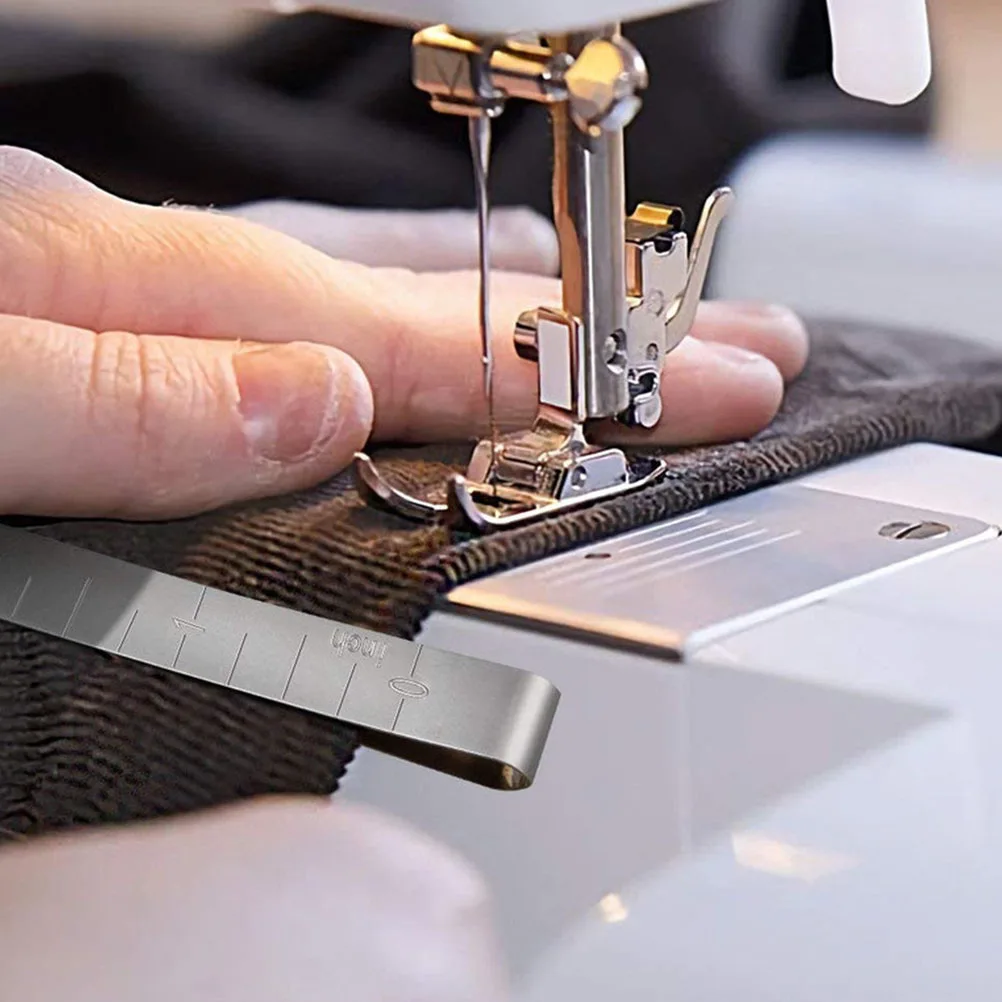 

30pcs Stainless Steel Hemming Ruler Quilting Clips Sewing Measuring Tools Craft DIY Knitting Clamps Practical Gifts