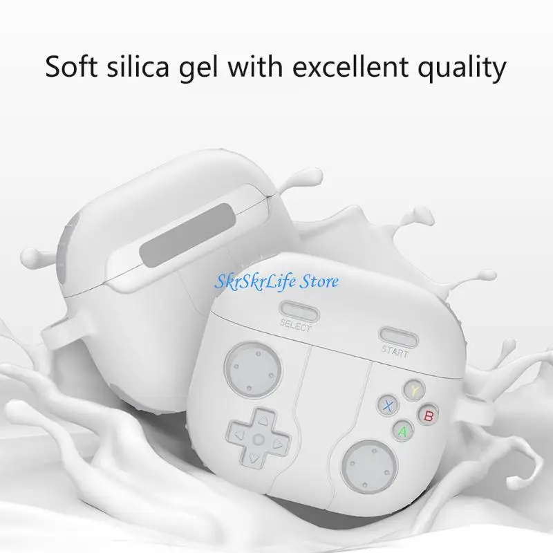 

E65E Durability Silicone Case for Earbud Shell Protector With Easy Access Feature Shockproof Earbud Protector