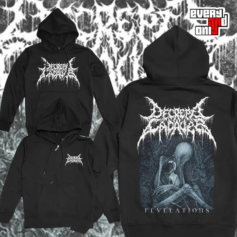 Deceptit Cadaver Metal Band Revelations Casual Jacket Hoodie Sweater Cotton Trendy Hoodie 2024