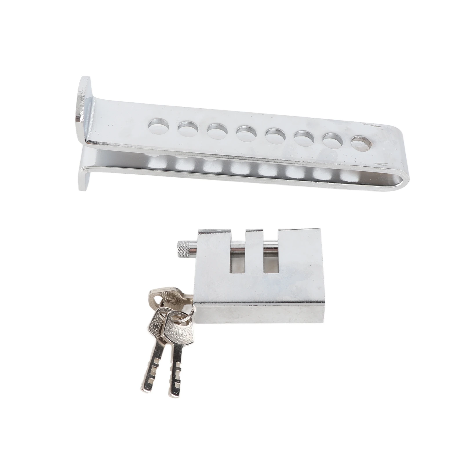Anti Theft Device  Lock Car Brake Stainless Safety Lock Tool Accelerator Pedal Lock Steel Lock Anti‑theft Lock Door Lock