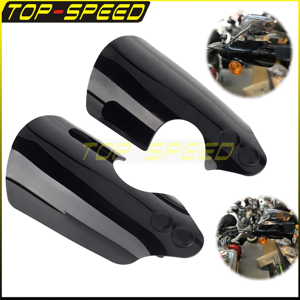 

One Pair Blocking Wind Hand Protection Guard Cover Motorcycle Windshield Handguard For Harley Road King Special FLHRXS 2017-2020