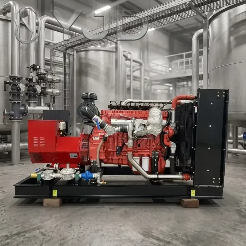Industrial LPG Propane Generator 160KW 180KW Retread Natural Gas Syngas Biogas Generator Set for Biogas Digester Power Plant