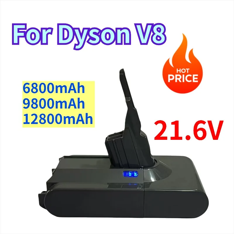 

For Dyson V8 12800mAh vacuum cleaner battery lithium ion replacement original battery series DC58 DC62 DC74 SV11 SV10 SV12