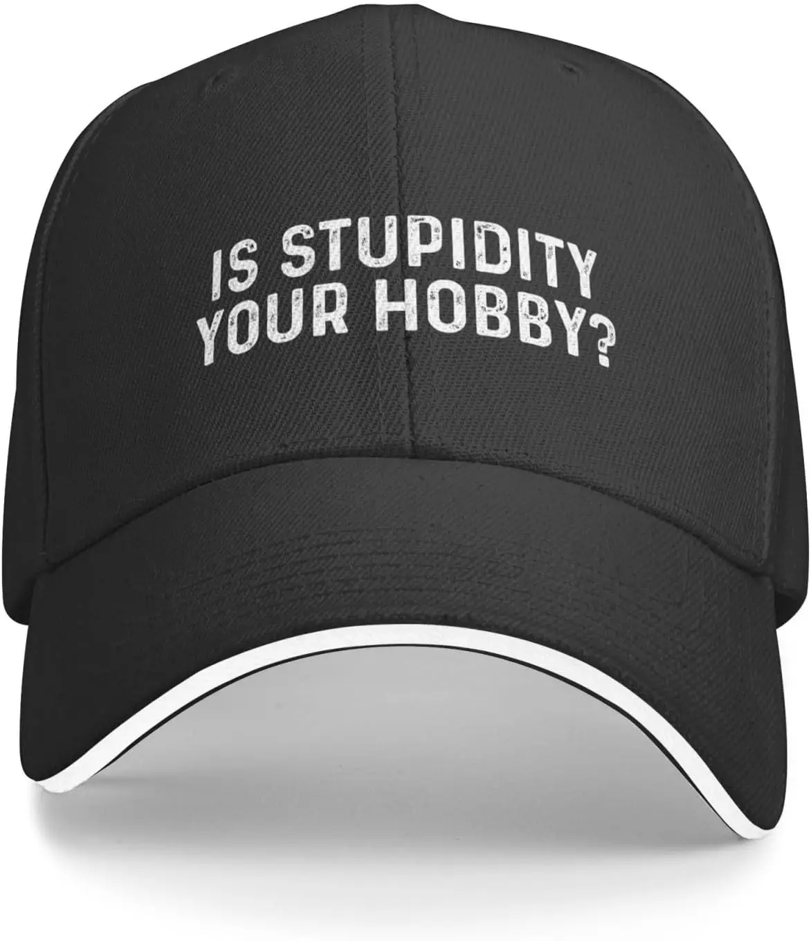 is Stupidity Your Hobby Cap Men Dad Hat Adjustable Hat