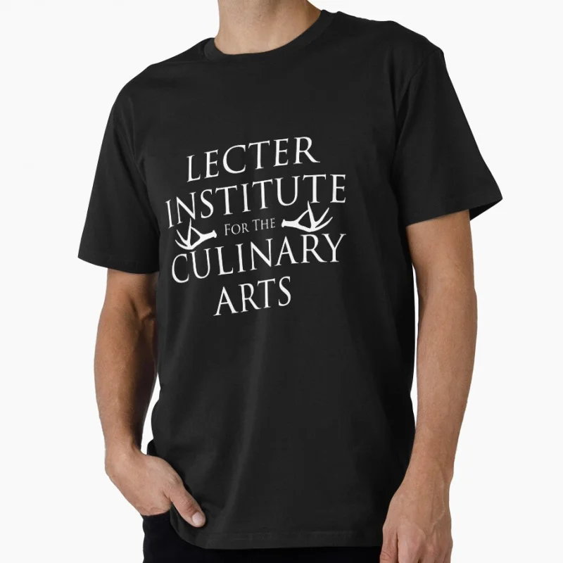 

The Lecter Institute for the Culinary Arts Horror Hannibal Scary Halloween Gift t shirt Cannibal Graphic clothes All size tops