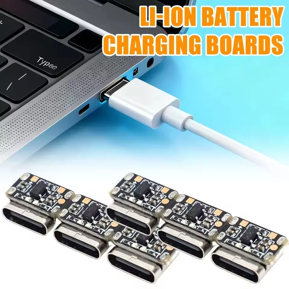 1-20Pcs Mini Type-C 3.7V 4.2V 18650 Lithium Battery Charger Board Charging Power Protection Module Constant Current Voltage image 2