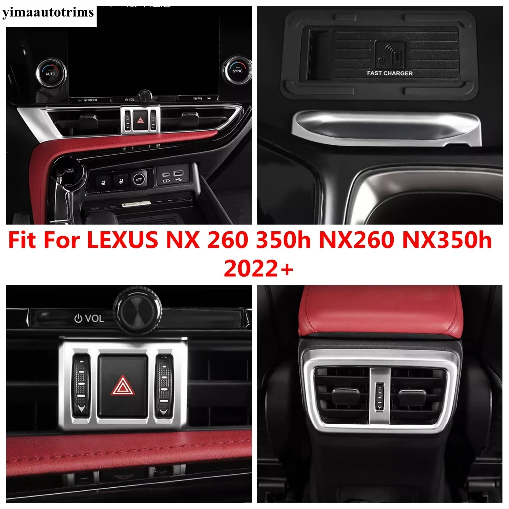 

Central Control Panel Sequins / Warning Light Lamp / Rear Air AC Vent Outlet Trim For LEXUS NX 260 350h NX260 NX350h 2022 - 2024