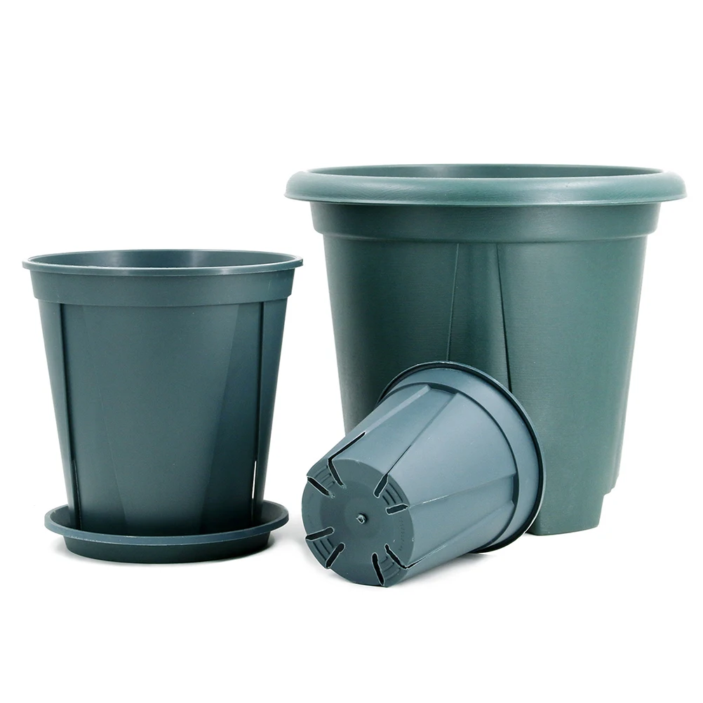 

10 PCS Plastic Flower Pot Reusable Pots Plant Flowerpot Artificial Thickened Rose