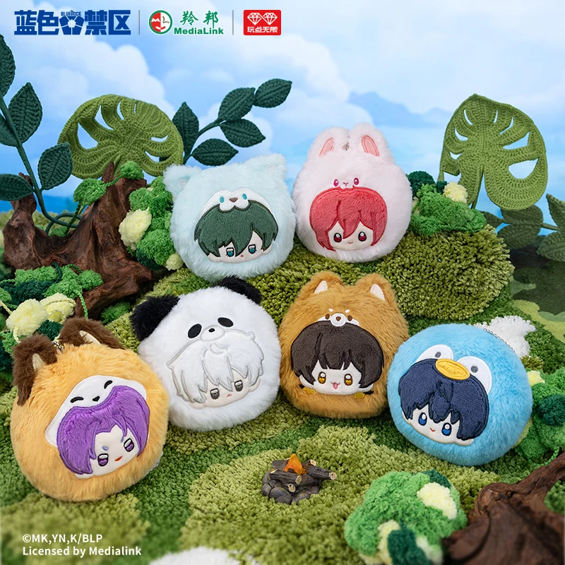 

Синий замок, серия животных, плюшевая слепая коробка, милые куклы манга, каваи, аниме, мягкие игрушки, декор для рабочего стола, коллекционные фанаты игр, подарки для детей