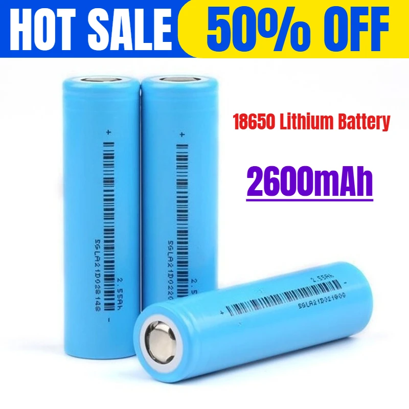 

18650 Lithium Battery 2600mAh 5C Power Type Power Lithium Battery Cell Electric Vehicles