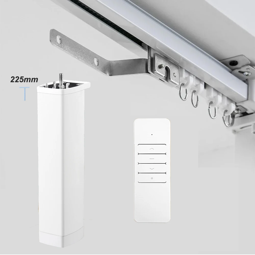 Tuya Smart Curtain Motor Wifi Zigbee Drive Engine Smart Home Electric Curtain Track Rail Rod System Support Google Alexa Alice