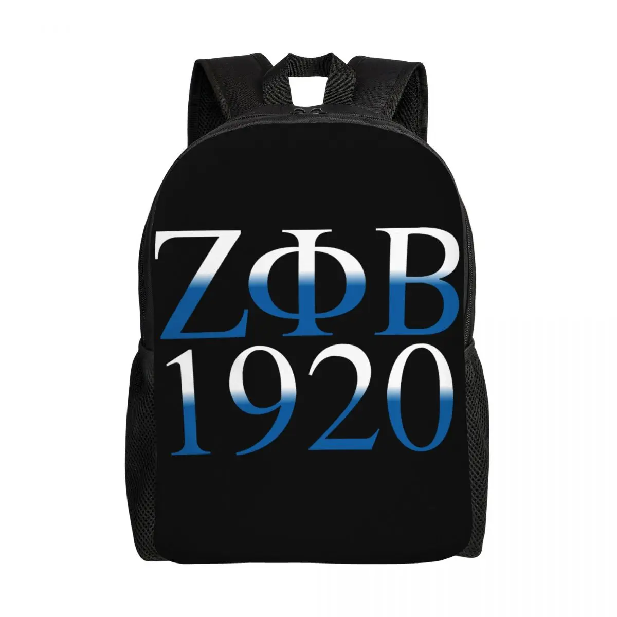 Zeta Phi Beta Pattern Backpacks Men Women Fashion Bookbags for Primary Students School College Bags Large Capacity Backpacks