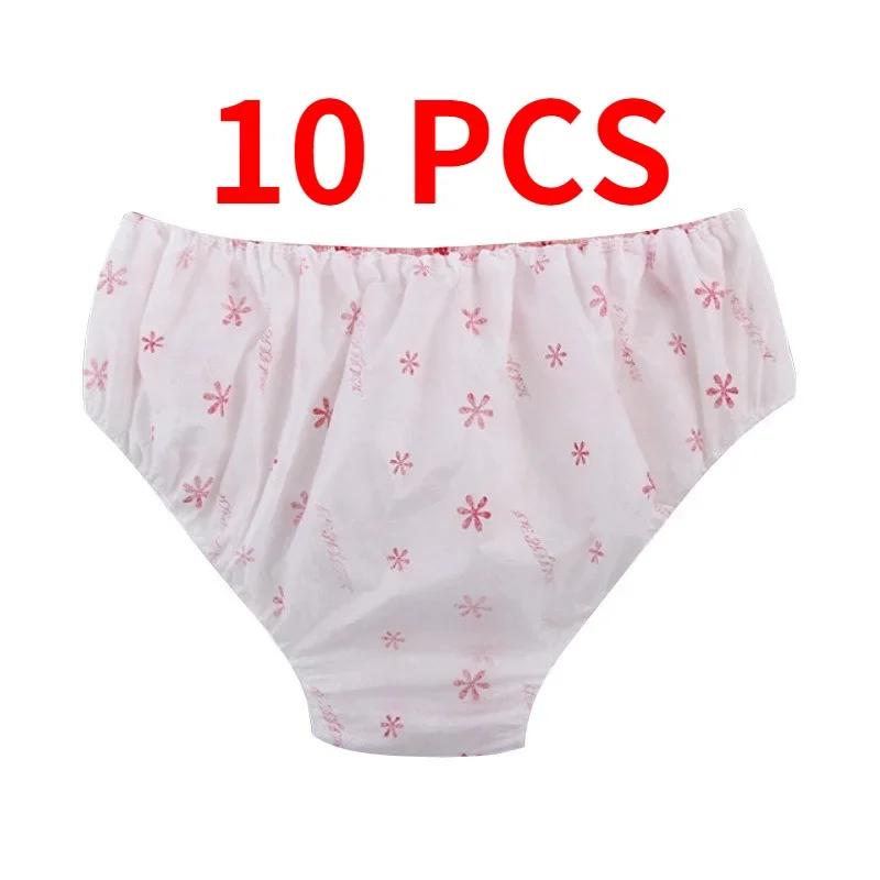 10 pcs Wholesale non-woven women\'s underwear disposable individual packaging disposable travel diapers sauna club underwear