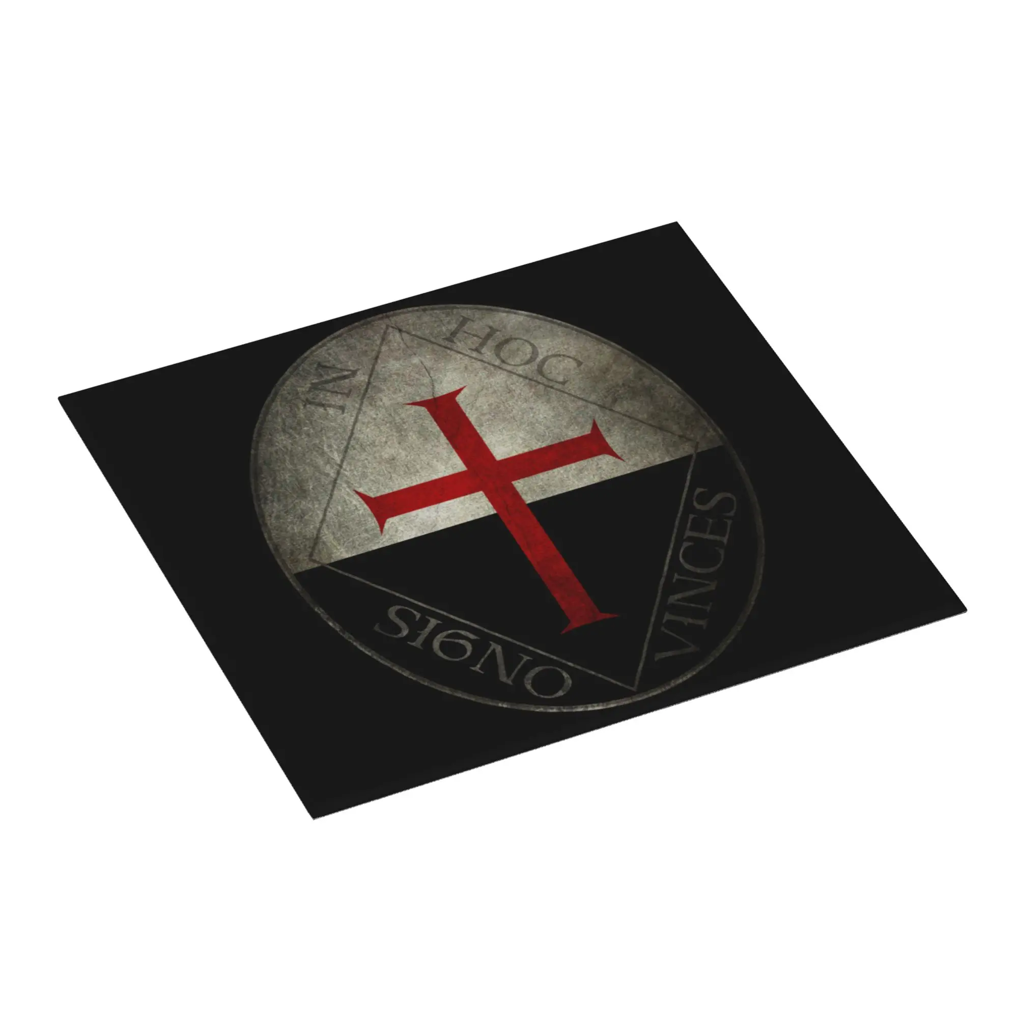 Drying Mat For Kitchen Templar Knight Jerusalem Cross Seal Medieval Warrior Symbol Water Absorbent Kitchen Counter Protector Mat