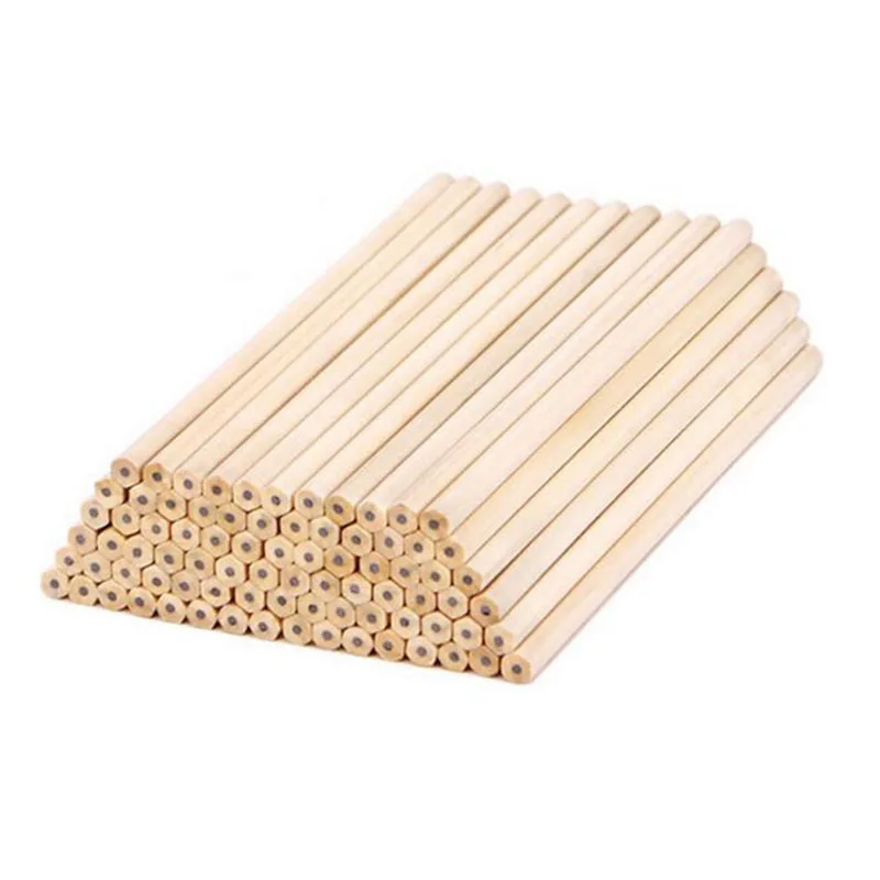 Crayon Hexagonal Non Toxique en Bois pour Enfant, École Primaire, Peinture, Écriture, HB, Art, Papeterie, Étudiant, Fournitures de Bureau, 10 Pièces