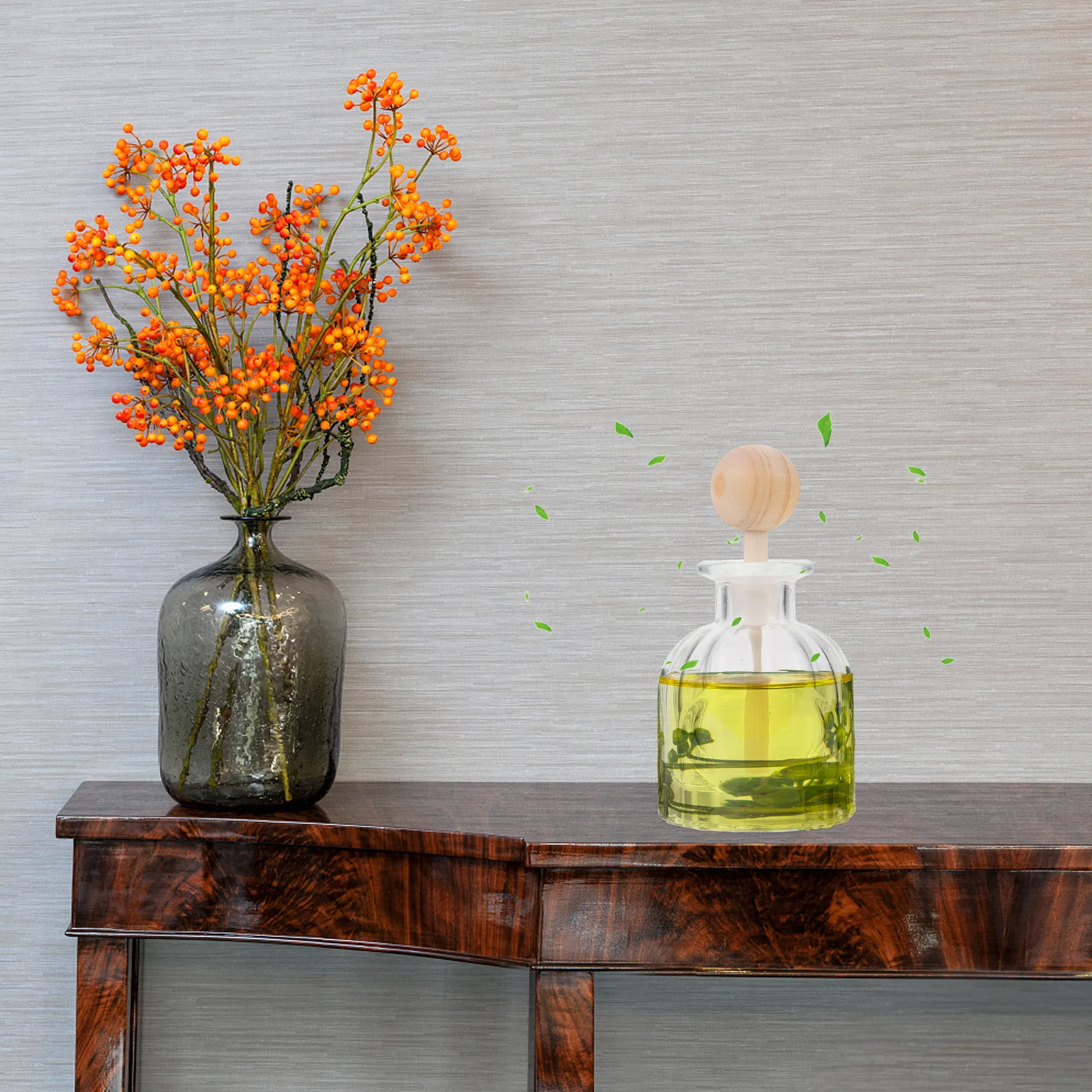 3 قطع من زجاجات الناشر الزجاجية، حاويات العلاج العطري، حجم صغير شفاف، سهل التخزين لدراسة الحمام وغرفة النوم