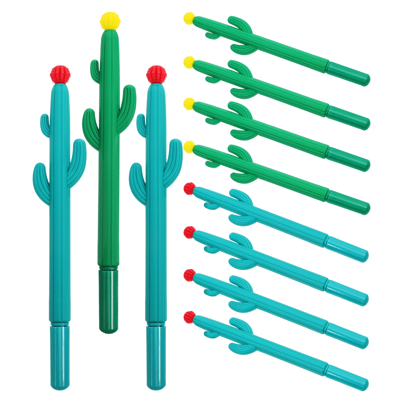 

20 Pcs Novelty Pens Cactus Gel Stationery Soft Rubber Cute Item Ink for Writing