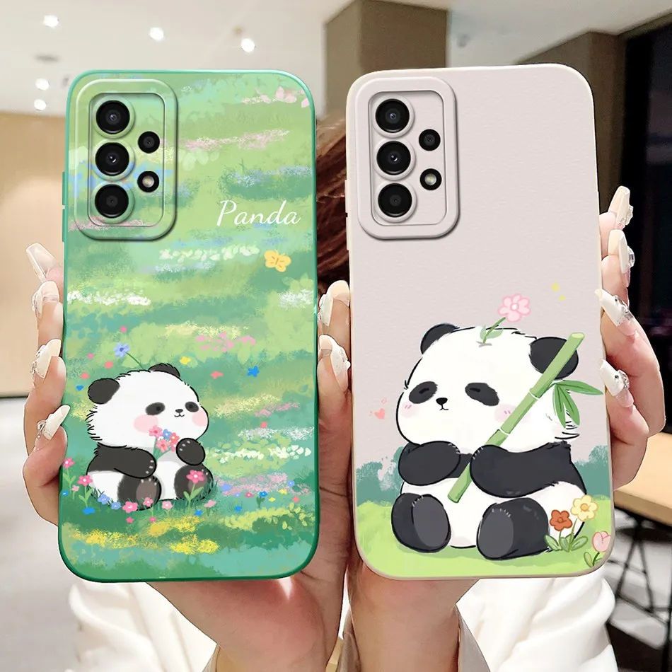 Etui Samsung Galaxy A13 Samsung A13 4G 5G A135F A136B słodkie Panda królik kreskówka miękkie silikonowe, odporne na wstrząsy etui na telefon