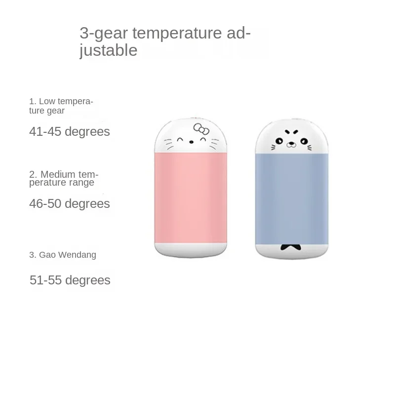 Mini USB Cartoon Warm Hand Treasure Power Bank 2-in-1 Mobile Power Supply 10000 mA High Capacity Gift Order