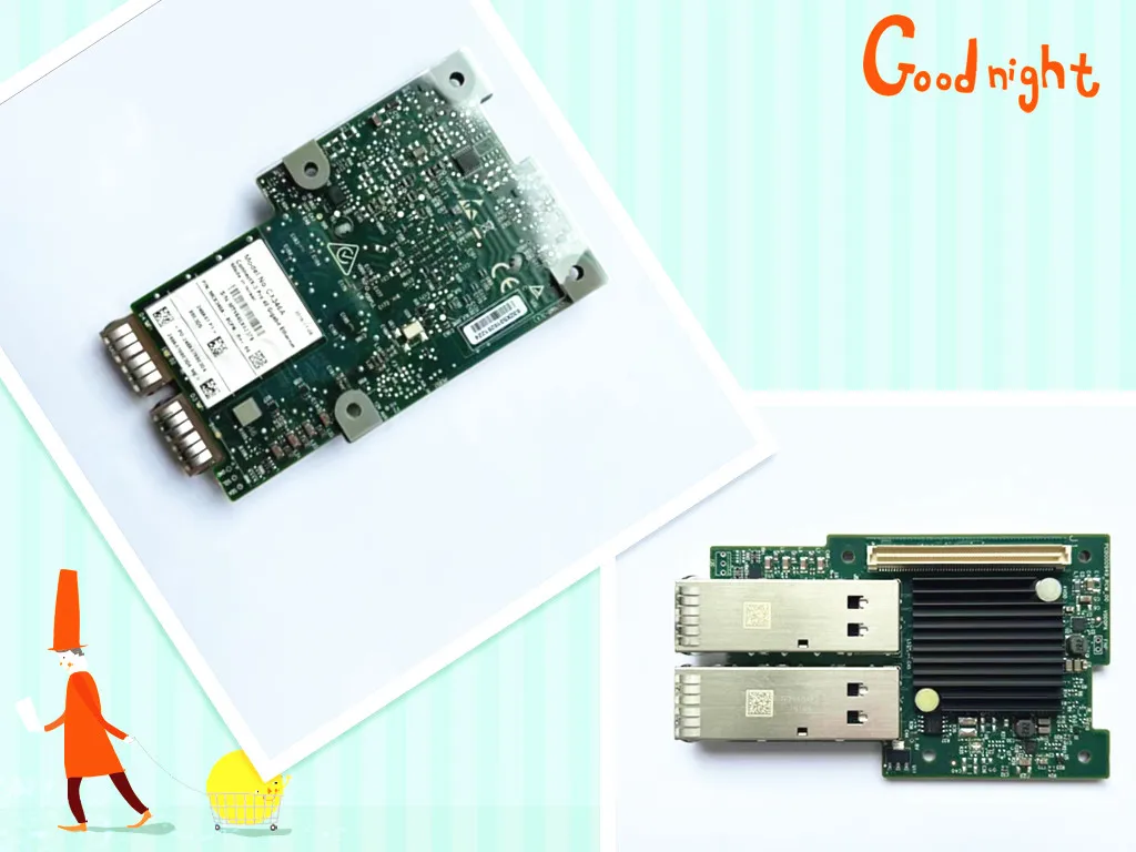 For Mellanox CX346A ConnectX-3 Pro Dual Port 40GbE QSFP Network OCP MCX346A-BCPN