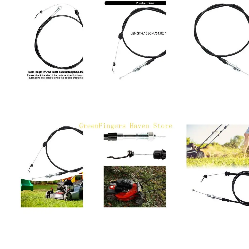 F68D Premium Replacement Drive Cable for Select Models Rubber Coating Part Replace 581952101 532431650 431650