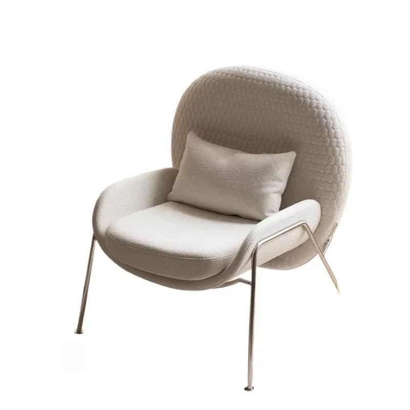 Light luxury modern balcony small sofa, leisure chair lazy sofa, single chair designer sofa