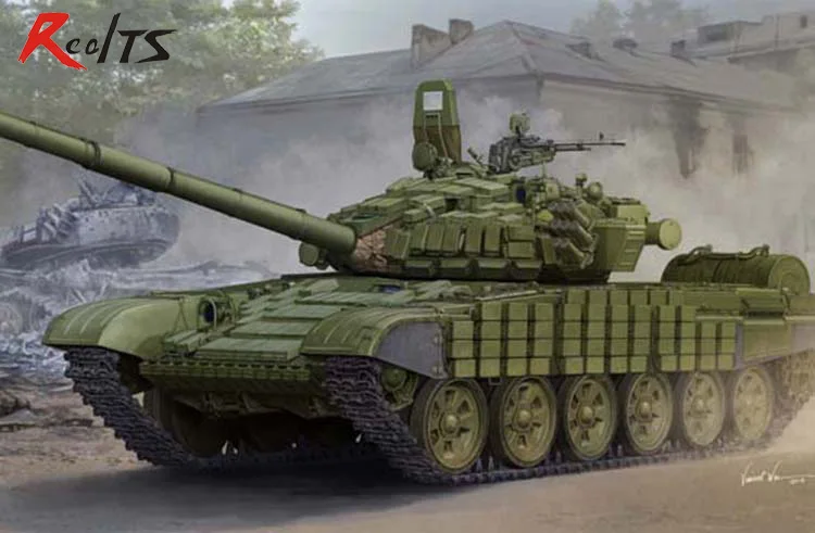 

Trumpeter 05599 Russian T-72B / B1 battle tanks linked contacts -1 additional armor