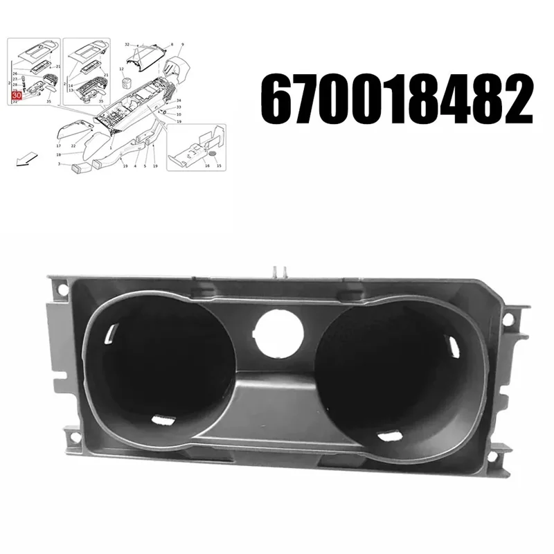 

ABWE-Car Center Console Cup Holder Slot 670018482 670011189 For Maserati Ghibli M157 2013-2024 Drinks Water Cup Holder