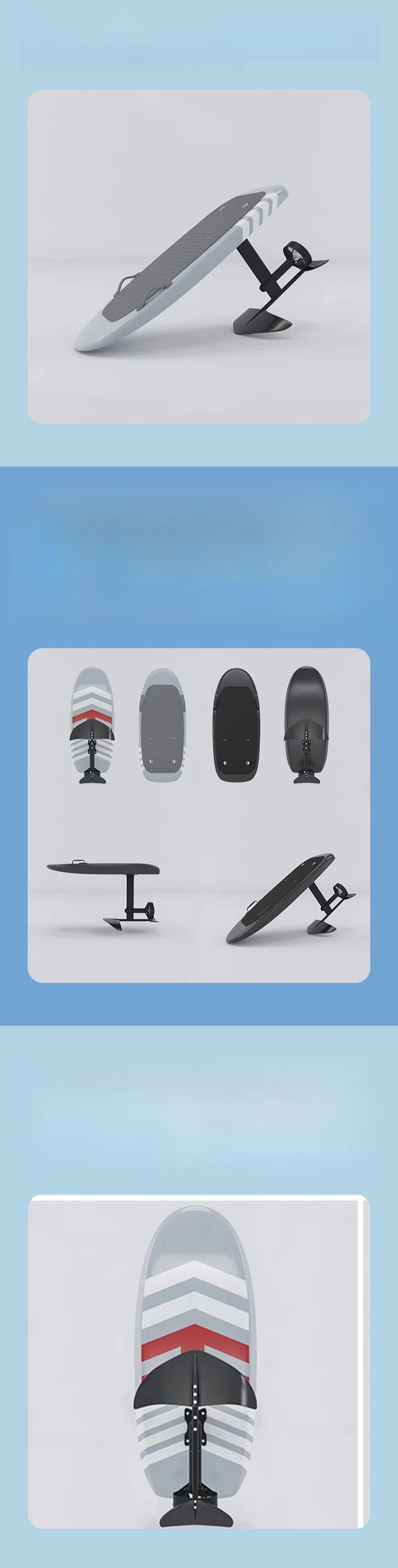 High Power Water Power Carbon Fiber Electric Surfboard, Electric Hydrofoil, Power Surfboard