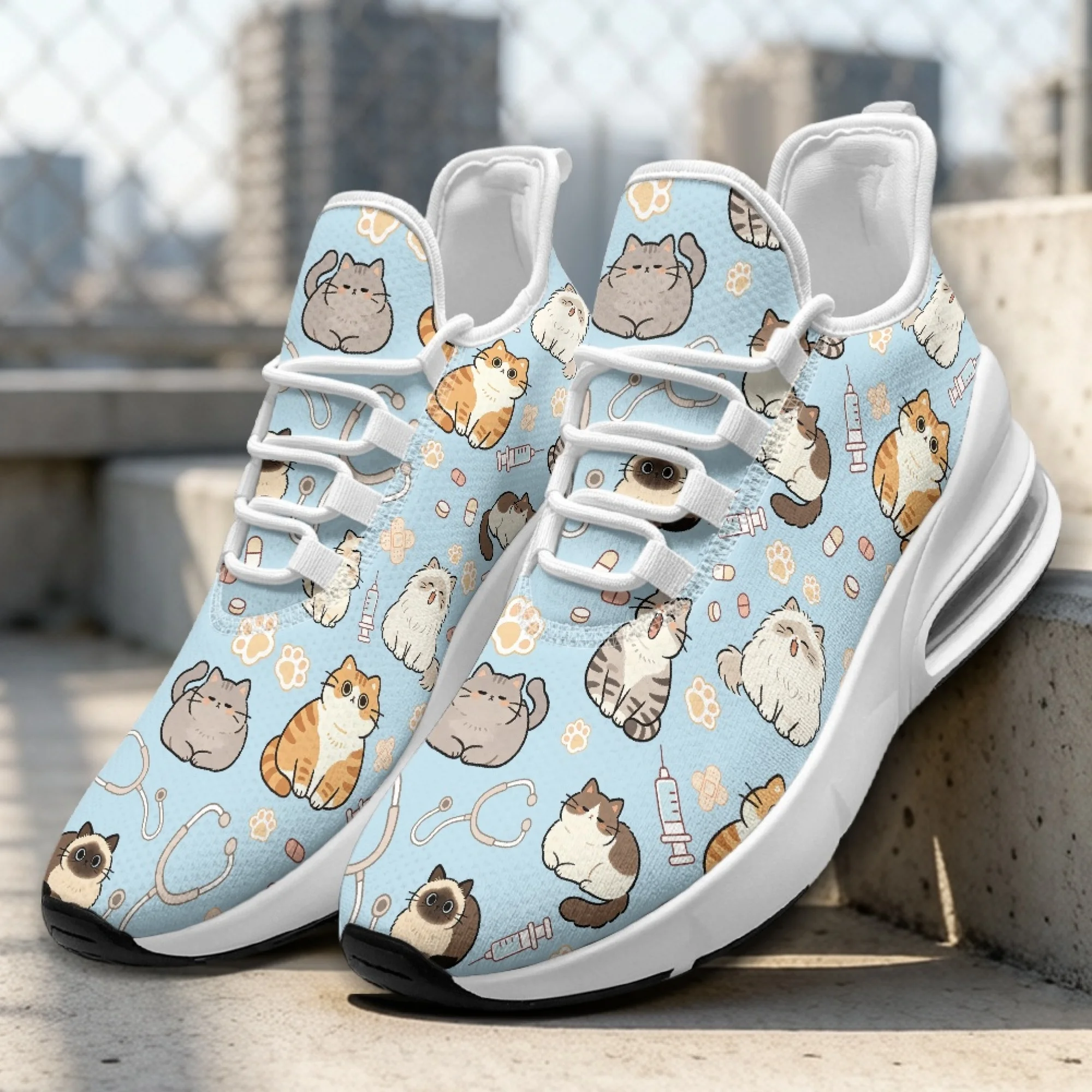 XIXIRIMIDO Women's Sneakers and Casual Shoes Nursing Hospital Shoes Tenis Masculino Medical Pattern Shoes Woman Tenis Corrida view 2