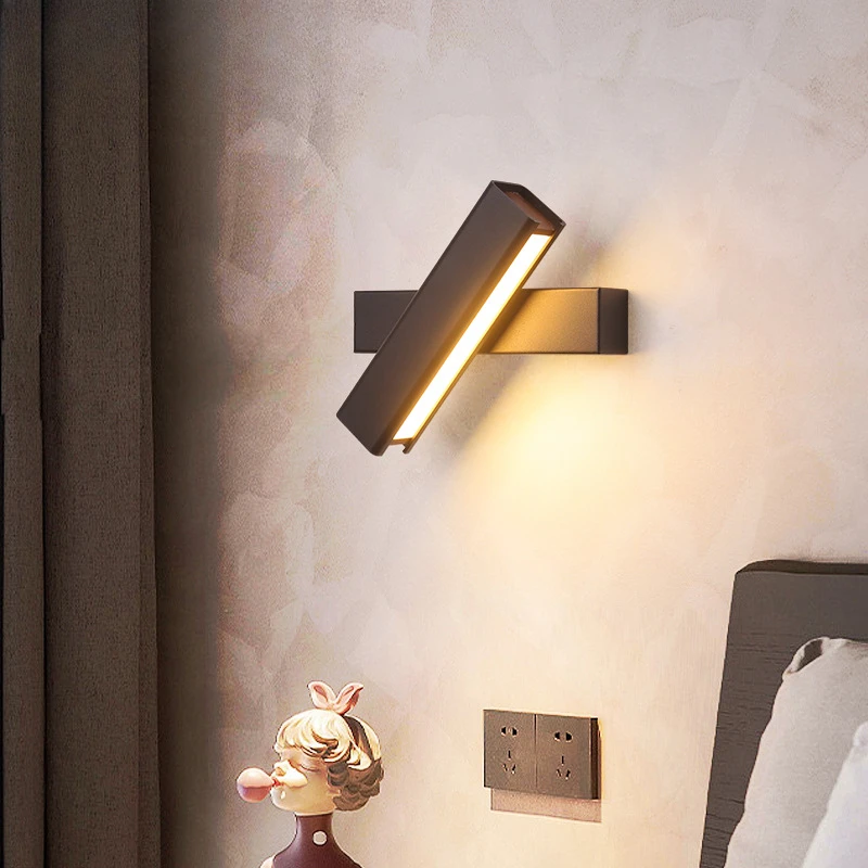 

Modern Bedroom Wall Light with Adjustable Design - Ideal for Bedside, Hallway, and Study