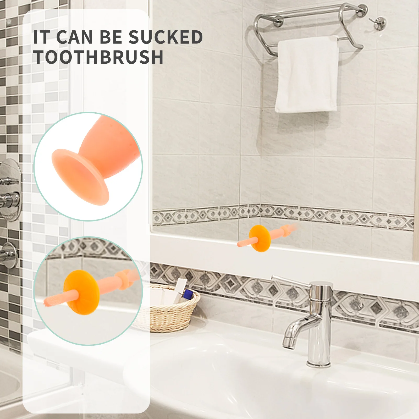 

1Set Silicone Baby Toothbrush Soft Bristle Safe Oral Care Infant Teeth Cleaner Suction Cup Silicone Infant Toothbrush