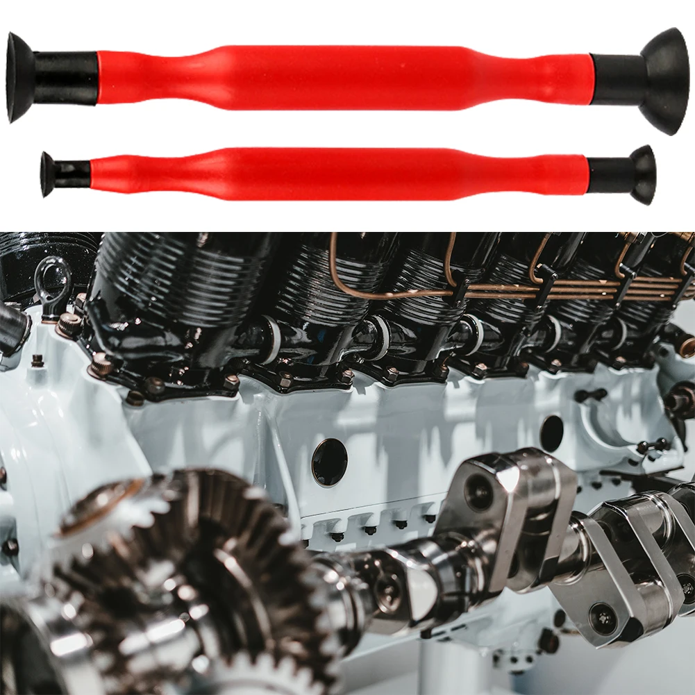 Valve Lapper Tool Rubber Valve Lapping Grinding Stick with Suction Cups Kit Valve Lapping Grinding Stick Tool