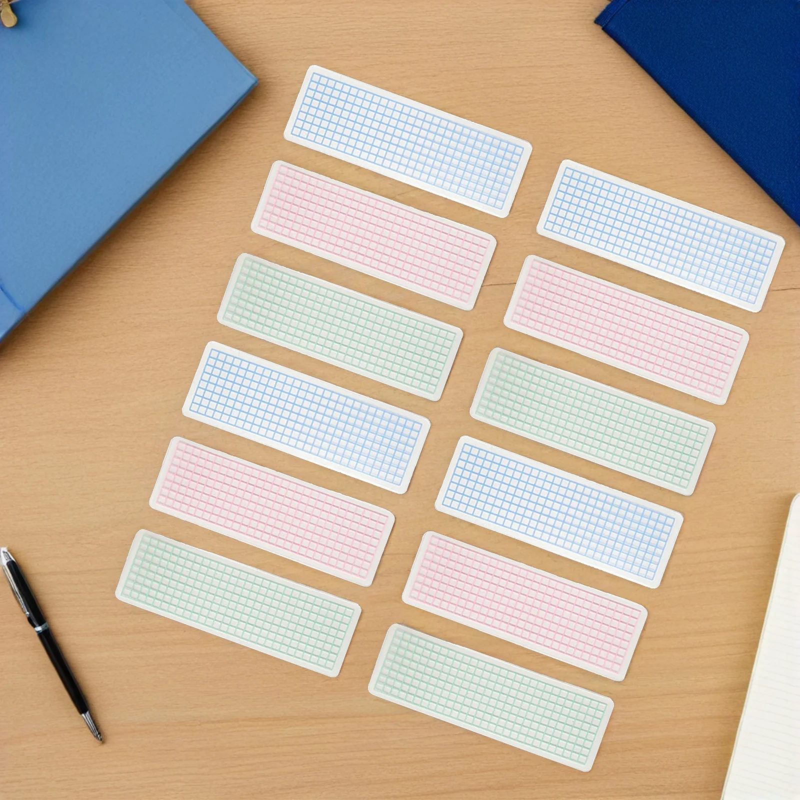 45 قطعة موزعات بطاقات اشي البلاستيكية للمنزل مكتب اللوازم المدرسية لوحات التخزين اشي الشريط المنظم لوحات الشريط الزخرفية