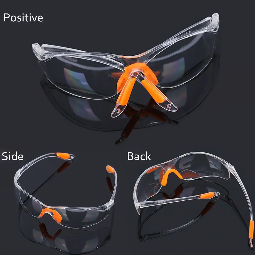 Dustproof Windproof Safety Goggles Clear Work Glasses Women Men Eyewear Safety Goggles Scratchproof Welding Glasses