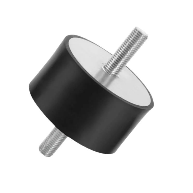 Aço de Borracha Montagens Anti Vibração Amortecedor de Choque Compressor de ar Bomba de Água Máquina de Solda Rosca Macho tipo vv M12 M10